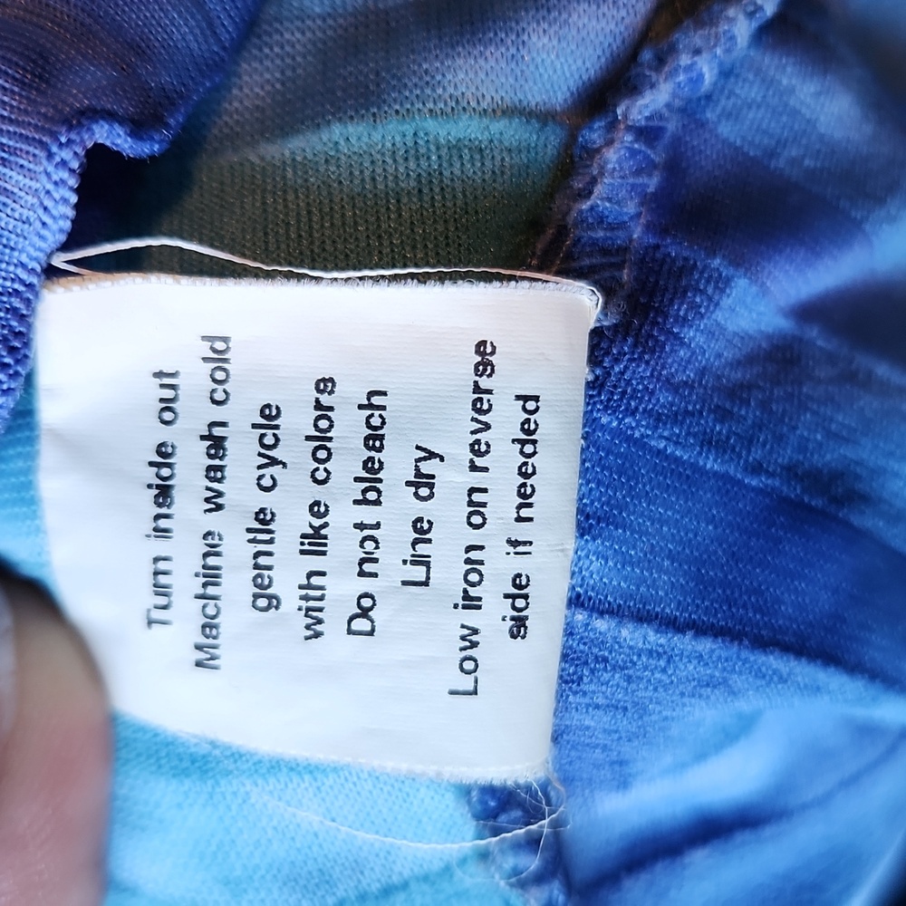 Notations Blue Ruffled Top Size 3X - Picture 5 of 7